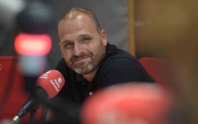 Jonathan Ramírez als estudis de Ràdio Sabadell